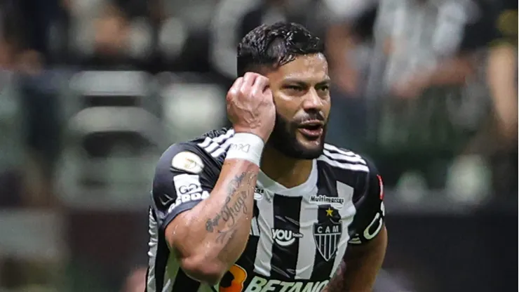 Hulk em partida do Brasileirão 2024 entre Atlético-MG x Palmeiras