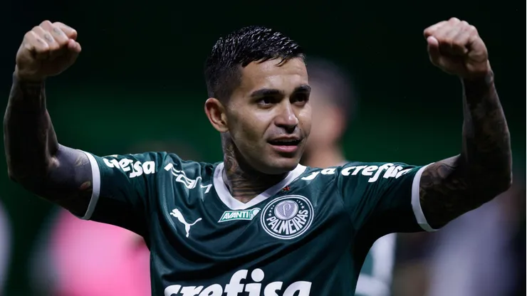 Dudu, atacante do Palmeiras. Foto: Alexandre Schneider/Getty Images.