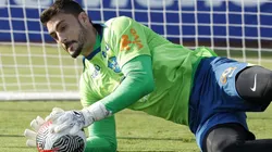 Rafael em treino da Seleção Brasileira. Foto: Rafael Ribeiro/CBF