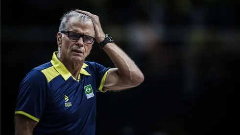 Bernardinho, técnico da Seleção Brasileira de vôlei masculino. Foto: FIVB