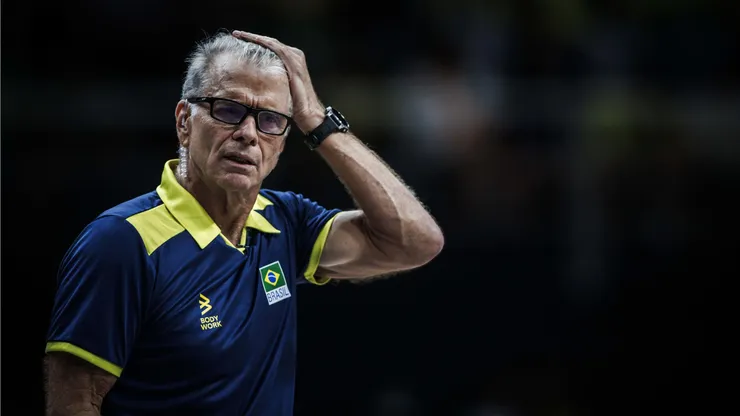 Bernardinho, técnico da Seleção Brasileira de vôlei masculino. Foto: FIVB