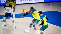 Leal, destaque do Brasil na vitória contra a Polônia. Foto: FIVB
