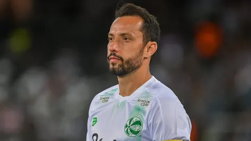 Nenê atuando pelo Juventude na partida contra o Botafogo, pelo Campeonato Brasileiro de 2024. Foto: Thiago Ribeiro/AGIF