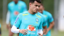 Philipe Coutinho, em treino da Seleção Brasileira durante treino no Centro de Treinamento CT Toca II. Foto: Fernando Moreno/AGIF