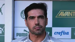 SP - SAO PAULO - 21/04/2024 - BRASILEIRO A 2024, PALMEIRAS X FLAMENGO - Abel Ferreira tecnico do Palmeiras durante partida contra o Flamengo no estadio Arena Allianz Parque pelo campeonato Brasileiro A 2024.
