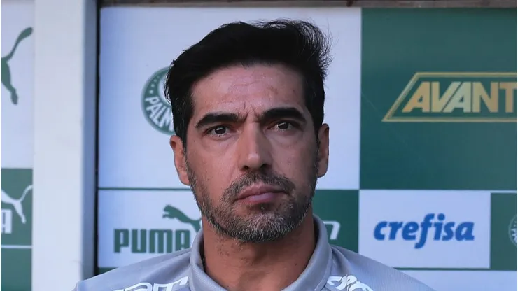 SP - SAO PAULO - 21/04/2024 - BRASILEIRO A 2024, PALMEIRAS X FLAMENGO - Abel Ferreira tecnico do Palmeiras durante partida contra o Flamengo no estadio Arena Allianz Parque pelo campeonato Brasileiro A 2024.