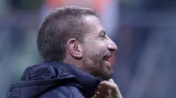 SP - SAO PAULO - 13/06/2024 - BRASILEIRO A 2024, PALMEIRAS X VASCO - Presidente Leila do Palmeiras e presidente Pedrinho do Vasco durante partida no estadio Arena Allianz Parque pelo campeonato Brasileiro A 2024.