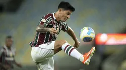 German Cano jogador do Fluminense durante partida contra o Atletico-GO no estadio Maracana pelo campeonato Brasileiro A 2024. Foto: Jorge Rodrigues/AGIF