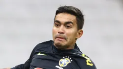 Dudu, atacante do Palmeiras, treinado pela Seleção Brasileira