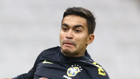 Dudu, atacante do Palmeiras, treinado pela Seleção Brasileira