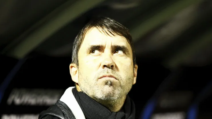 Eduardo Coudet em partida da Copa Sul-Americana