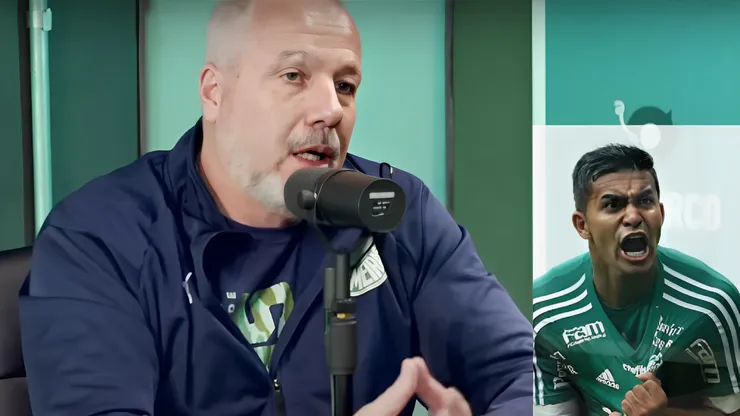 Paulo Serdan aconselhou Dudu a não sair do Palmeiras como mercenário - Fotos: Reprodução/YouTube e Getty Images