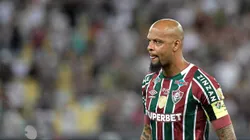Felipe Melo jogador do Fluminense durante partida contra o Colo-Colo no estadio Maracana pelo campeonato Copa Libertadores 2024. Foto: Thiago Ribeiro/AGIF