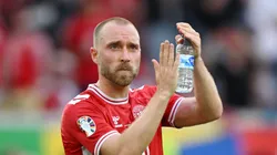 Eriksen em partida da Euro 2024 (Foto: Clive Mason/Getty Images)