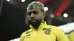 Gabigol durante partida entre Flamengo e Grêmio, no Maracanã, pelo Campeonato Brasileiro, no dia 13/06/2024.