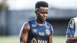 Dupla de jogadores do Santos. Foto: Reinaldo Campos/AGIF