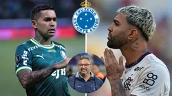Dudu e Gabigol, alvos do Cruzeiro - Foto: AGIF/Ettore Chiereguini/Thiago Ribeiro