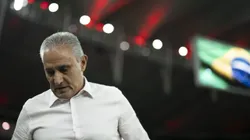 Tite tecnico do Flamengo durante partida contra o Grêmio. Foto: Jorge Rodrigues/AGIF