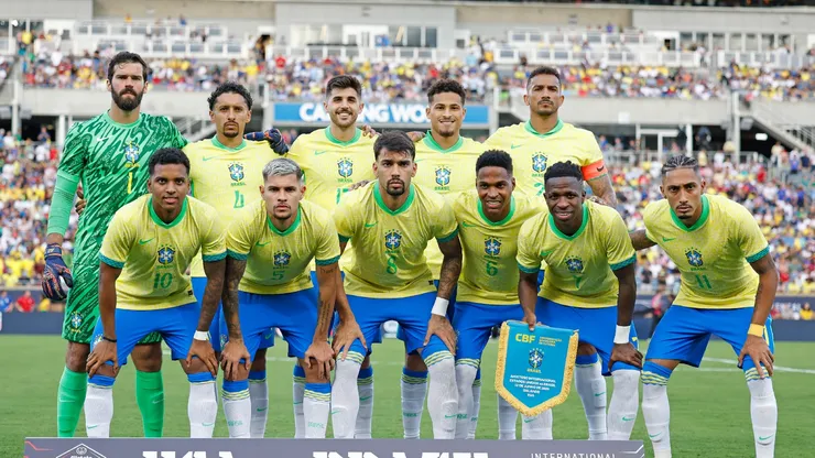 Seleção Brasileira no amistoso contra os Estados Unidos, antes da Copa América. Foto: Rafael Ribeiro/CBF