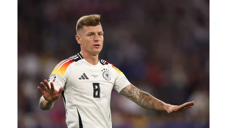 Kroos na Euro pela Alemanha. (Foto de Alexander Hassenstein/Getty Images)