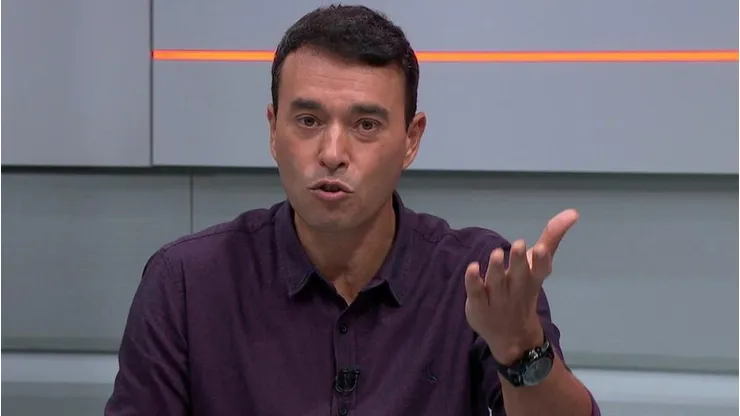 Foto: Reprodução - André Rizek, jornalista da Globo, comenta sobre Bruno Henrique