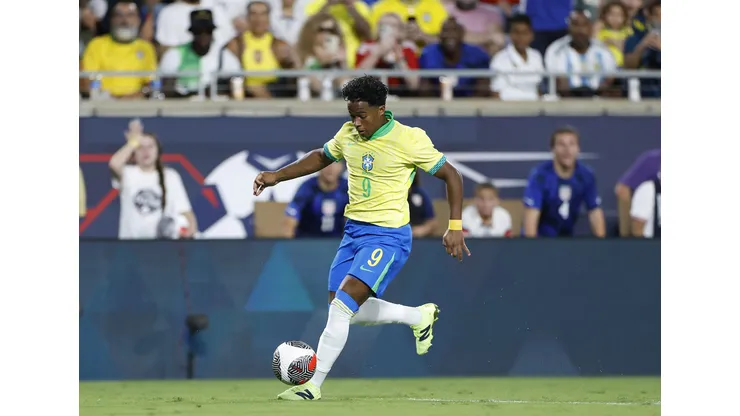 Endrick na Seleção Brasileira de Dorival - Foto: Rafael Ribeiro/CBF