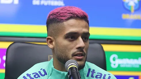 Yan Couto, na Seleção Brasileira. Foto: Vitor Silva/CBF