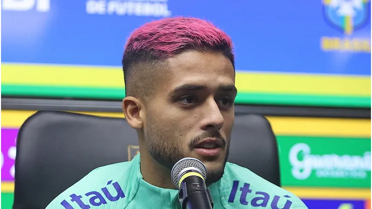 Yan Couto, na Seleção Brasileira. Foto: Vitor Silva/CBF