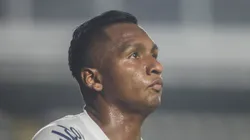 SP - SANTOS - 06/05/2024 - BRASILEIRO B 2024, SANTOS X GUARANI - Morelos jogador do Santos comemora seu gol durante partida contra o Guarani no estadio Vila Belmiro pelo campeonato Brasileiro B 2024.