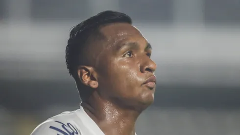 SP – SANTOS – 06/05/2024 – BRASILEIRO B 2024, SANTOS X GUARANI – Morelos jogador do Santos comemora seu gol durante partida contra o Guarani no estadio Vila Belmiro pelo campeonato Brasileiro B 2024.