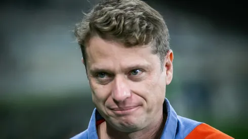 Seabra, treinador do Cruzeiro. Foto: Fernando Moreno/AGIF