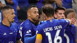 Rafael Elias, jogador do Cruzeiro, comemora seu gol durante partida contra o Uberlândia no estadio Mineirão pelo campeonato Mineiro 2024. Foto: Gilson Lobo/AGIF