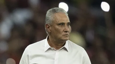 Tite, técnico do Flamengo, durante partida contra o Gremio no estadio Maracana pelo campeonato Brasileiro A 2024. Foto: Jorge Rodrigues/AGIF
