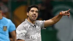 Abel Ferreira no jogo do Palmeiras contra o Vasco. Foto: Cesar Greco/ Palmeiras/ Flickr