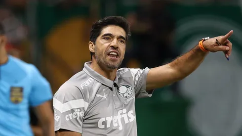 Abel Ferreira no jogo do Palmeiras contra o Vasco. Foto: Cesar Greco/ Palmeiras/ Flickr