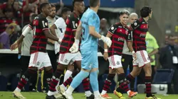 Jogadores do Flamengo comemorando. Foto: Jorge Rodrigues/AGIF