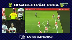Gol de Calleri em impedimento no São Pauo - FOto: Reprodução/Premiere