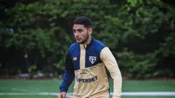Michel durante treino no CT da Barra Funda. Foto: Erico Leonan / saopaulofc.net