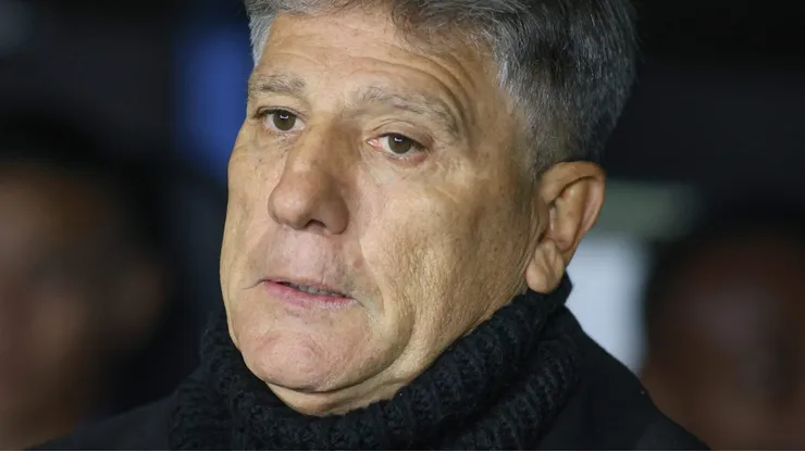 Portaluppi durante partida da Libertadores. Foto: Luis Felipe Amorin/AGIF.