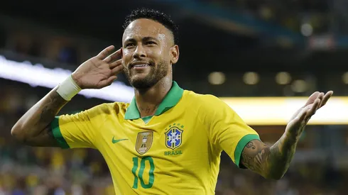Neymar em jogo da Seleção Brasileira (Foto: Michael Reaves/Getty Images)