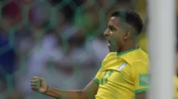 Rodrygo comemorando gol. (Foto: Pedro Vilela/Getty Images)