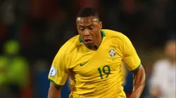 Júlio Baptista em partida da Seleção Brasileira (Foto: Jamie McDonald/Getty Images)