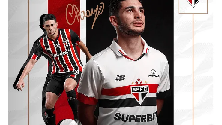 Michel Araújo fica no São Paulo - Foto: Site oficial do São Paulo FC