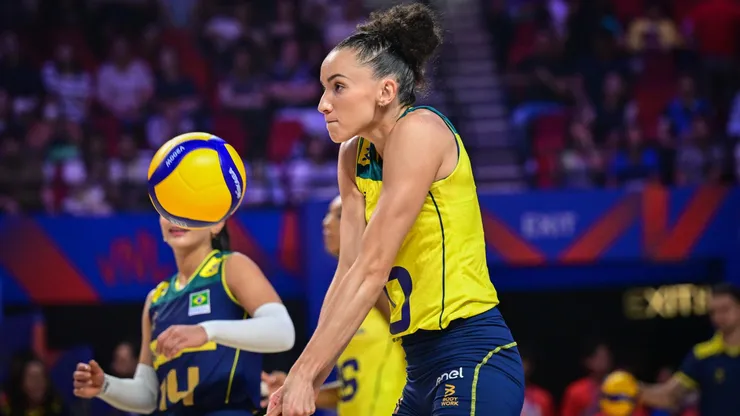 Gabi, a capitã da Seleção Brasileira. Foto: FIVB