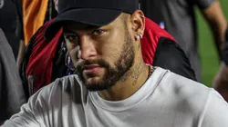 Neymar durante partida entre Santos e Corinthians, na Vila Belmiro, pelo Campeonato Paulista, no dia 07/02/2024.