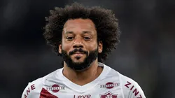 RJ - RIO DE JANEIRO - 11/06/2024 - BRASILEIRO A 2024, BOTAFOGO X FLUMINENSE - Marcelo jogador do Fluminense durante partida contra o Botafogo no estadio Engenhao pelo campeonato Brasileiro A 2024.