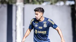 Nonato em treinamento pelo Santos. Foto: Raul Baretta/ Santos/ Flickr