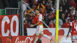 Lucas Alario marcando gol pelo Inter. Foto: Internacional/ Flickr