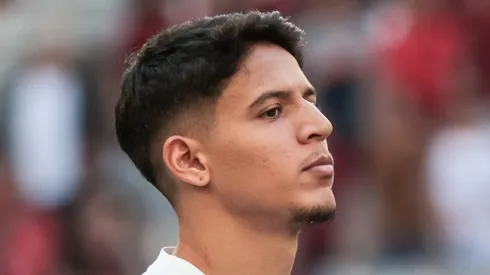 Caetano durante partida do Timão em 2023. Foto: Robson Mafra/AGIF