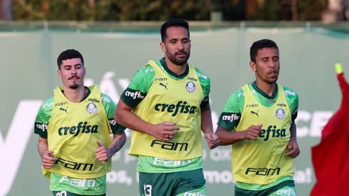 Luan treinando pelo Palmeiras. Foto: Cesar Greco/ Palmeiras/ Flickr